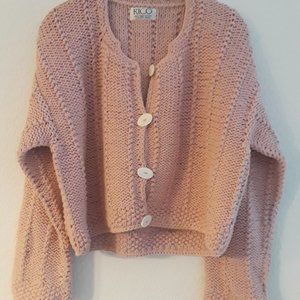 Cropped Pink sweater - Rico brand,  New